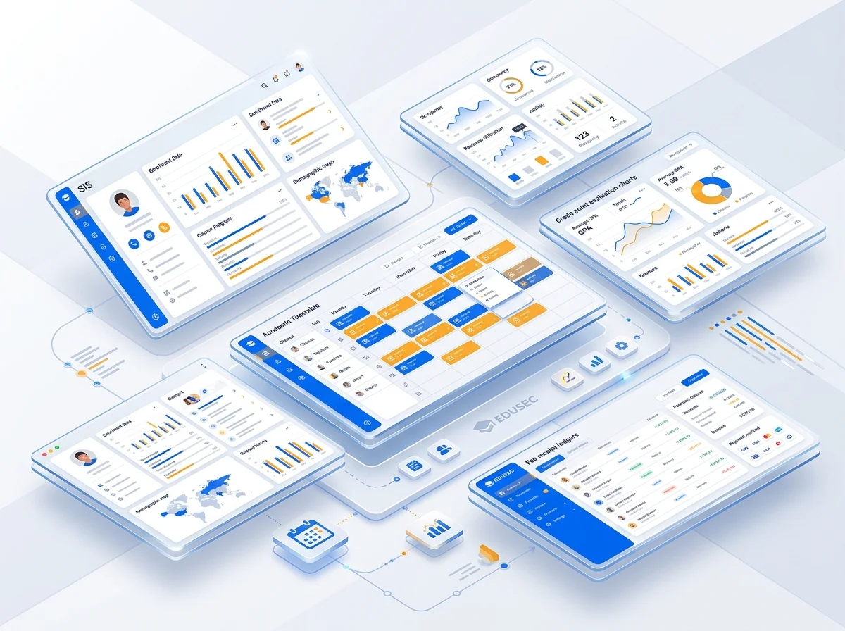 EduSec Enterprise Education Management Platform Interface