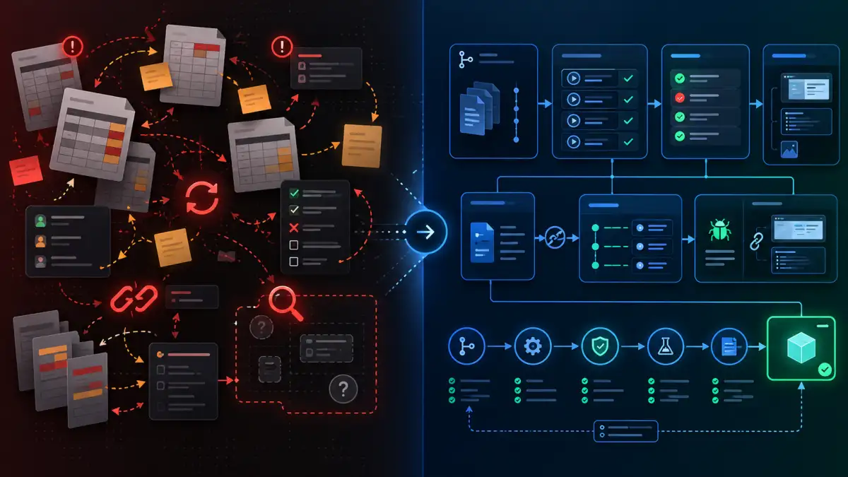 Fragile Ad-Hoc Manual Testing Trap vs Rudram Deterministic Continuous QA Engineering