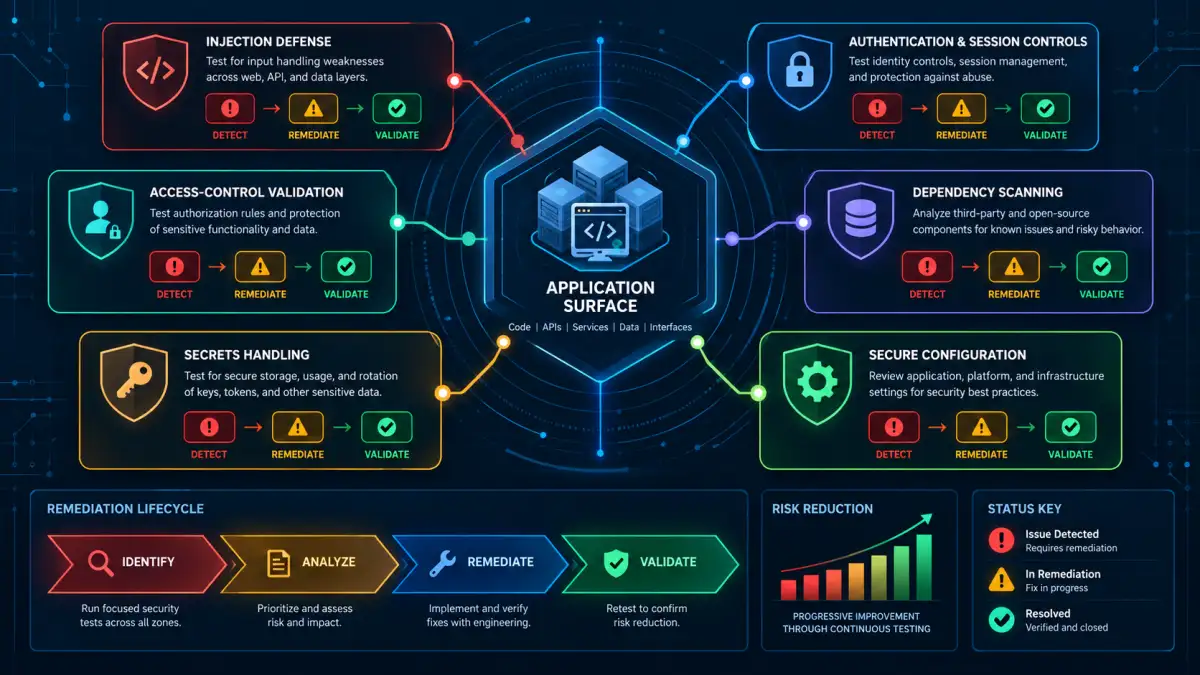 OWASP Top 10 Application Security Testing and Vulnerability Remediation Matrix